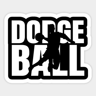 Dodgeball Player Dodge Ball Sticker